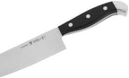 HENCKELS Premium Quality 12-Piece Knife Set with Block and Knife Sharpener, Razor-Sharp, German Engineered Knife Informed by over 100 Years of Masterful Knife Making, Brown Block