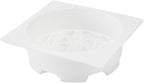 Pastry Tek 6.8 Inch Swirl Cake Pans, 10 Oven-Ready Silicone Bundt Cake Pans - Flexible, Freezable, White Silicone Small Cake Molds, Easy Release, For Baking Desserts - Restaurantware