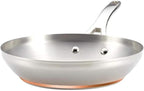 Anolon Nouvelle Stainless Stainless Steel Frying Pan Set / Fry Pan Set / Skillet Set - 8 Inch and 9.5 Inch , Silver