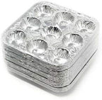 9-Cavity Mini Cupcake and Muffin Pans | Disposable Aluminium Baking Pans | Use for Baking Mini Muffin, Cupcake, Cake | For Weddings, Parties, Birthdays, Gatherings (48 Pack)