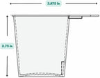 3/4 Cup (6 Oz. | 175 mL) Short Handle Scoop for Measuring Coffee, Pet Food, Grains, Protein, Spices and Other Dry Goods (Pack of 5)