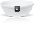 Stoneware Narrow Rim Commercial Grade Dinnerware, Bright White Fruit 4.5oz, Case of 36