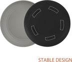 Wrova Large Wheat Straw Plates - 11 Inch Unbreakable Dinner Plates Set of 8 - Dishwasher & Microwave Safe, Reusable - Deep Edge for Kitchen and Camping (Classic)