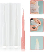 8 Pack Spiral Candle Mold Pillar Candle Cylinder Molds - 8 Style - Resin Casting Silicone Molds for Home Decor & Candle Making Wave Spiral Mold