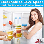 Deli-Grade BPA-Free 8oz Plastic Containers with Lids 24ct. Leakproof Microwavable Portion Container for To-Go Orders, Food Prep and Storage. Reusable Takeout Cups for Restaurant, Cafe and Catering.