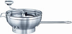 Rösle Stainless Steel Food Mill with Handle and 2 Grinding Disc Sieves, (16252)