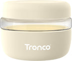 Tronco 16 oz Glass Food Storage Containers with Lids, Airtight, Leak & Spill Proof Glass Lunch Bowls for Meal Prep, Salad, Yogurt, Soup & Stew, Microwave & Dishwasher Safe, BPA-Free, Set of 1