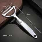 AMOUY Premium Peeler Set - Vegetable,Apple Peelers for Kitchen, Fruit, Carrot, Veggie,Potatoes Peeler,Y-Shaped Stainless Steel Peelers,with Ergonomic Non-Slip Handle & Sharp Blade,Good Sturdy (2PCS)