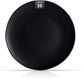 Stoneware Coupe Commercial Grade Dinnerware, Matte Black Plate 7.25", Case of 36