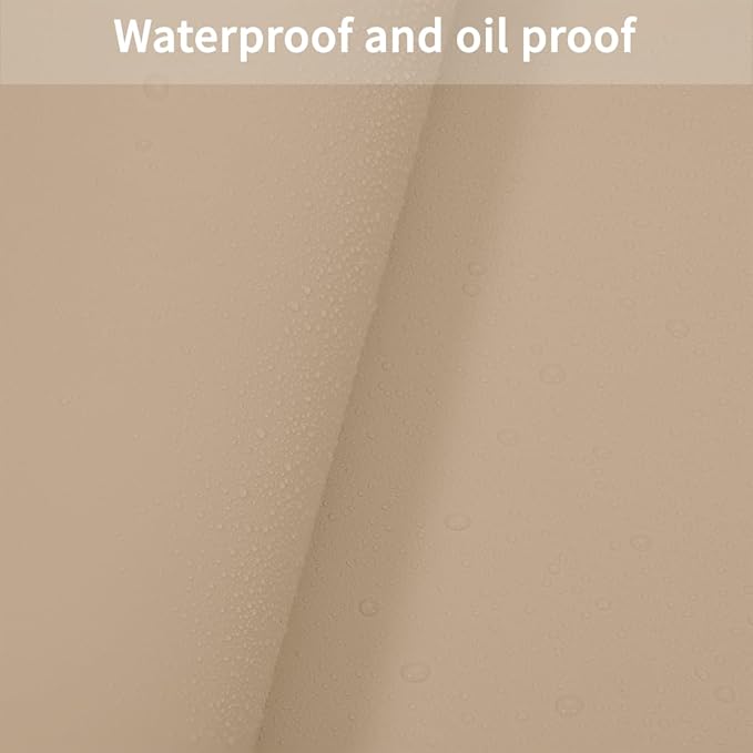 Dresser Protector - Can Be Used On Both Sides Waterproof and Easy to Clean Good Flatness Used for Dresser Table(Light Brown+Gray 10x42)