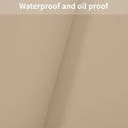 Leather Table Cover,1.8mm Thick,12x78 Inch Desk Cover,Dresser Cover Top,Dresser Protector Top,Dresser Cover,End Table Cover.(Light Brown+Gray,12x78)
