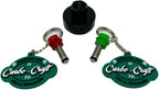 Kombucha.com Carbo-Caps: The Swingtop Slayer and Ultimate Carbonation System for Craft Beer & Kombucha Home Brewing. Viva La Revolución! (35 psi (Medium Carbonation), 2 Carbo-Caps + PRVs)