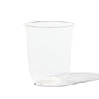 TOSSWARE NATURAL Arc - Plant Based Clear Cold Cups 16 oz - Plastic Alternative for Parties, Bachelorettes, Weddings - Recyclable - Set of 50