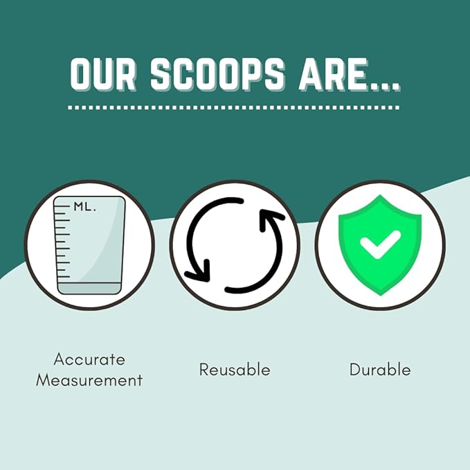 2 Cup (1 Pint | 16 Oz. | 500 mL) Scoop for Measuring Coffee, Pet Food, Grains, Protein, Spices and Other Dry Goods (Pack of 100)