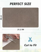 AMOAMI Coffee Mat Hide Stain Rubber Backed Absorbent Dish Drying Mat for Kitchen Counter - Fits Under Coffee Maker or Machine