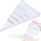 XL 21 Inch Extra Large Piping Bags,100 Pack Disposable Pastry Bags,Thick Anti-Burst Icing Piping Pastry Bags For Frosting Decorating Cake Cupcake Cookie (XL 21 Inch-100 Pack)