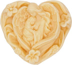 Maria Heart Shape Handmade Soap Mold Heart Shape Silicone Mold for Resin Candle Mold Heart Soap Mold Cartoon Cake Decoration Mold Maria Soap Mold