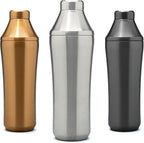 Elevated Craft Hybrid Cocktail Shaker - Premium Vacuum Insulated Stainless Steel Cocktail Shaker - Innovative Measuring System - Martini Shaker for the Home Bartender - 28oz Total Volume