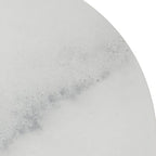 Carlisle FoodService Products Ridge Reusable Plate Rimless Plate for Home and Restaurant, Melamine, 9 Inches, Marble, (Pack of 12)
