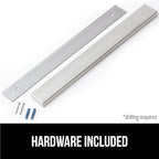 GORILLA GRIP Stainless Steel Magnetic Knife Holder for Wall, 18 Inch, Multi-Purpose Magnet Bar for Knives, Tools, Art Supplies, Heavy Duty Strip Holds Up to 6 lbs, Kitchen Organizer, Drilling Required