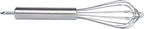 Restaurantware-German Standard 7.3 Inch French Whisk, 1 Dishwashable Kitchen Wire Whisk - Ergonomic Handle, Durable, Stainless Steel French Whip, For Blending, Stirring, Mixing Of Ingredients