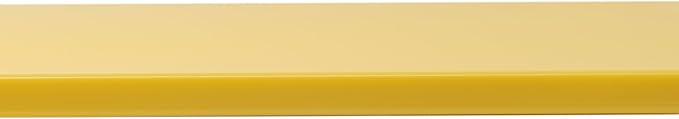 Winco Cutting Board, 12 by 18 by 1/2-Inch, Yellow
