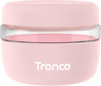 Tronco 16 oz Glass Food Storage Containers with Lids, Airtight, Leak & Spill Proof Glass Lunch Bowls for Meal Prep, Salad, Yogurt, Soup & Stew, Microwave & Dishwasher Safe, BPA-Free, Set of 1