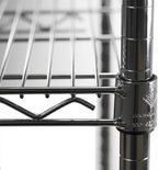 Shelving Inc. 14" d x 60" w Chrome Wire Shelving with 2 Tier Shelves, Weight Capacity 800lbs Per Shelf