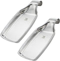 MSY BIGSUNNY Spoon Rest for Stove Top, 304 Stainless Steel Cooking Utensils Spatula Rest for Kitchen Counter, 2 Pack