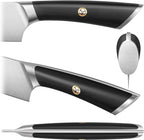 Cangshan ELBERT Series German Steel Forged Starter Knife Sets (Black, 2-Piece)