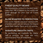 Costa Coffee Whole Bean Coffee, Signature Blend Medium Roast, 12oz each, Rainforest Alliance Certified