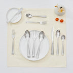 KINGSTONE Silverware Set, 65-Piece Flatware Set for 12, 18/10 Stainless Steel Cutlery Set with Bead Edge, Utensil for Kitchen, Home, Party, Wedding, Mirror Polished, Dishwasher Safe, Featured Gifts