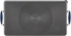 Anolon Advanced Hard Anodized Nonstick Double Burner Griddle with Multi-Purpose Rack, 10-Inch by 18-Inch, Indigo