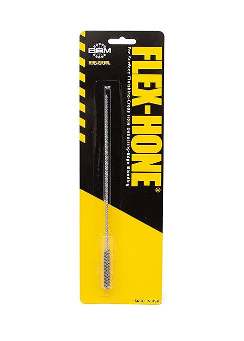 Brush Research BC5M600 FLEX-HONE®, 0.197" (5mm) Diameter, 600 Grit, Silicon Carbide, for Mild Steel, Stainless Steel, Cast Iron and Softer Ferrous Materials