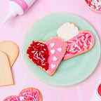 Sweets Indeed Frosting Kit plus Sprinkles Frosting Tubes nozzles 11.71 ounces Perfect for baking and cookie decoarting (Sweetheart)