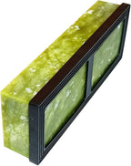 Knife Sharpening Stone,10000 Grit Whetstone Final Fine Polishing Natural Green Honing Oilstone for Knives Tools,Cutting Tools 180 * 60 * 30mm (A)