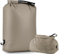 Travel Laundry Bag, Pump Free Vacuum Storage Bag Reusable Compression Dirty Clothes Travel Bag Waterproof Wet Dry Bags Large Capacity Space Saver Bags Camp Clothes Organizer (1 Pcs)(Gray, L)