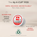 Illy Arabica Selections Brasile, 100% Arabica Bean Signature Italian Blend Roasted, Single Serve Drip Brewed Coffee K Cup Pods, Coffee Pods For Keurig Coffee Machines, 10 K-Cup Pods (Pack Of 1)