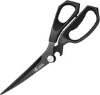 MITSUMOTO SAKARI Japanese Kitchen Shears, Cooking Scissors Titanium Plated for Meat Vegetable Herb