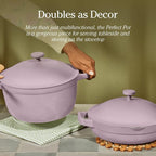 Our Place Perfect Pot - 5.5 Qt. Nonstick Ceramic Sauce Pan with Lid | Versatile Cookware for Stovetop and Oven | Steam, Bake, Braise, Roast | PTFE and PFOA-Free | Toxin-Free, Easy to Clean | Char