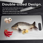 Titanium Cutting Board Set of 3,100% Pure Titanium Cutting Boards for Kitchen Double Sided,Hygiene Durable Dishwasher,Fruit & Vegetables （3P-M)