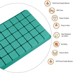 Mity rain 2 Pack 40-Cavity Square Caramel Candy Silicone Molds,Chocolate Forf Truffles, Fat Bombs Keto Snacks, Whiskey Ice Cube Tray,Grid Fondant Mould,Hard Candy Pralines Gummy Jelly Mold