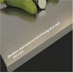 Large Stainless Steel Cutting Board,Suitable for Cutting Meat,Dicing,Vegetables,Fruits,Bread and Baking.ItIsConvenienttoClean,EasytoStoreandCan Be Washed in a Dishwasher (15.8 * 23.6in)