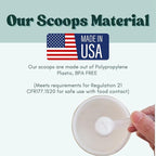 1.5 Tablespoon (23 mL) Long Handle Scoop for Measuring Coffee, Pet Food, Grains, Protein, Spices and Other Dry Goods (Pack of 5)