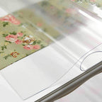 NECAUX Custom 20 x 59 Inch Frosted Table Cover Protector, 1.5mm Thick Plastic Waterproof Heavy Duty Table Pad Desk Mat Protector for Coffee Table, Writing Desk, Sofa Table, Media Stand, Countertop