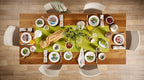 Villeroy & Boch Design Naif Pickle Dish, 7.75 in, Premium Porcelain, White/Colorful