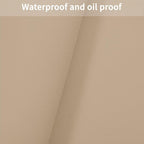 Leather Table Cover,1.8mm Thick,24x48 Inch Desk Cover,Large Desk Mat,Table Protector,Table Cover Protector,Coffee Table Protector,Table Protector Mat(Light Brown+Gray,24x48)