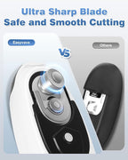 Auto Stop Electric Can Opener - Rechargeable Can Openers Smooth Edge for Seniors,One Touch Cut Opener Handsfree for Kitchen Portable for Any Size Cans