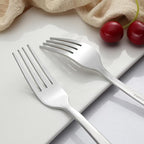 Pleafind 36-Pcs Salad Forks Set (7.1 inch), Stainless Steel Flatware Forks Silverware, Mirror Polished Dessert Forks Bulk Set, Small Metal Forks for Home, Kitchen, Restaurant, Dishwasher Safe