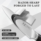 SHANGDAO Utility Knife, 6 Inch Small Kitchen Chef Knife, Ultra Sharp 3 Layers VG10 Alloy Steel, Multipurpose Paring Knife for Fruit and Vegetable Cutting with Wooden Handle, Gift Box